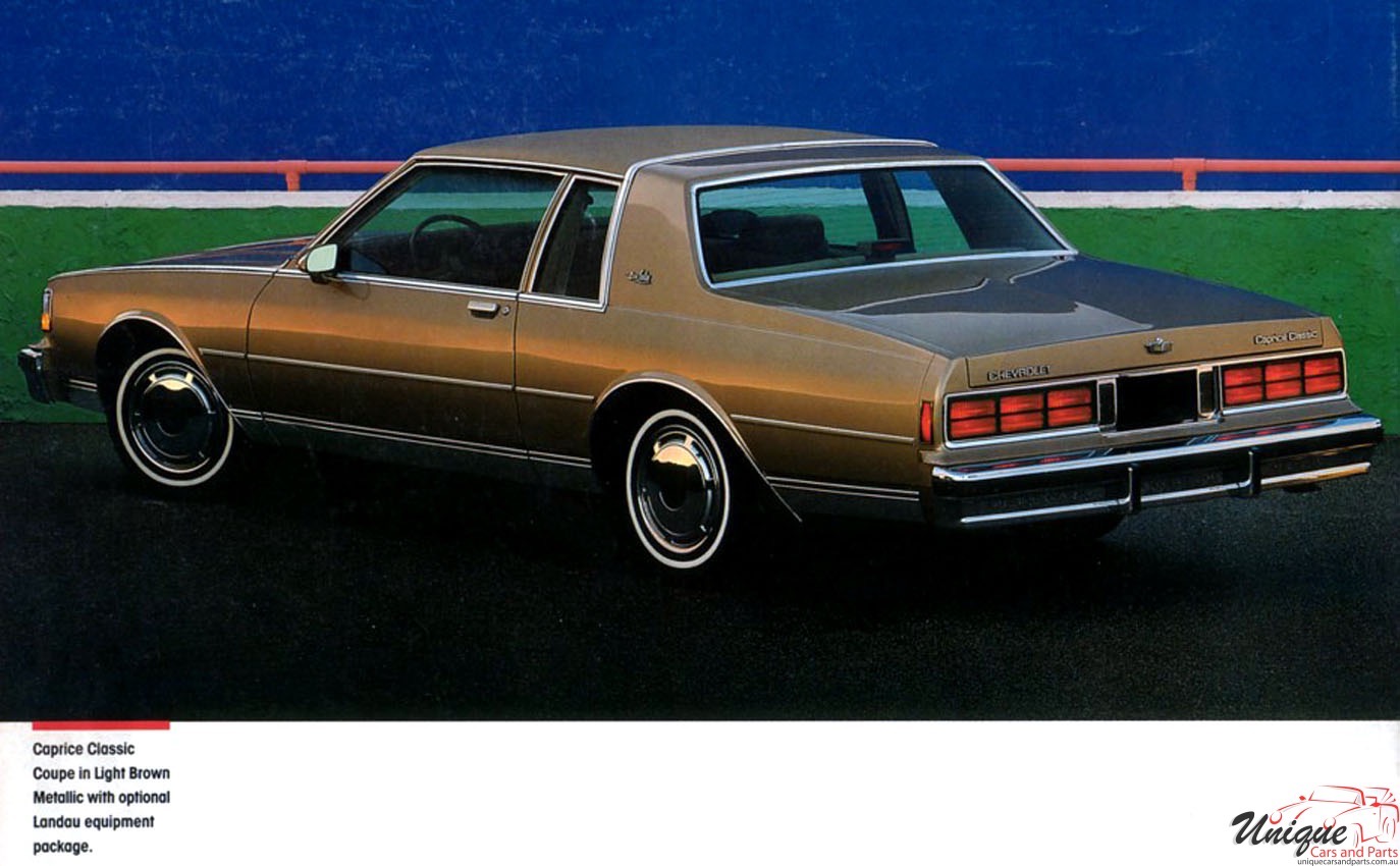 1987 Chevrolet Caprice Classic Brochure Page 4